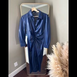 Zara Faux Leather Dress